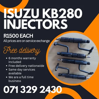 Isuzu Kb280 Diesel Injectors For Sale With Warranty On