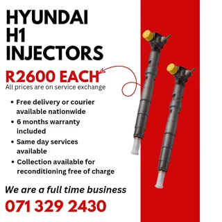 Hyundai H1 Injectors For Sale With Warranty On
