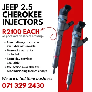 Jeep Grand Cherokee 2.5 Injectors For Sale With Warranty