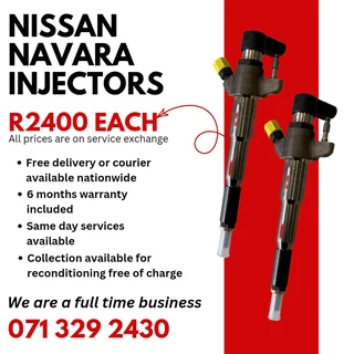Nissan Navara Injectors For Sale With Warranty