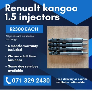 Renualt Kangoo 1.5 Diesel Injectors For Sale With Warranty
