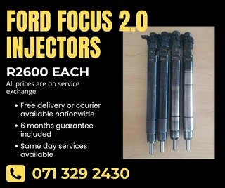 Ford Focus 2.0 Injectors For Sale With Warranty