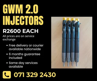 Gwm 2.0 Injectors For Sale With Warranty