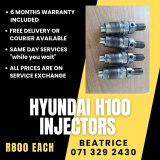 Hyundai H100 Diesel Injectors For Sale With Warranty