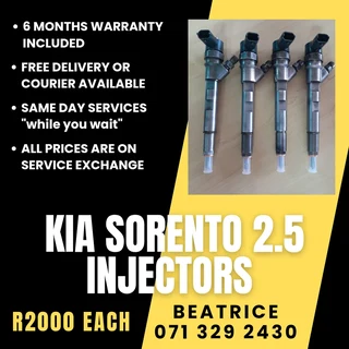 Kia Sorento 2.5 Diesel Injectors For Sale With Warranty
