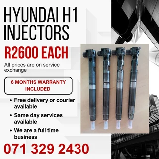 Hyundai H1 Injectors For Sale With Warranty