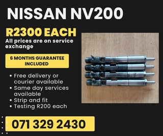 Nissan Nv200 Injectors For Sale With Warranty