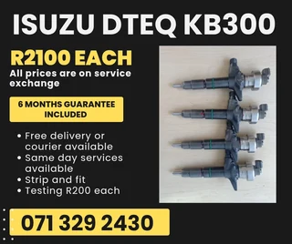Isuzu Dteq Kb300 Diesel Injectors For Sale With Warranty
