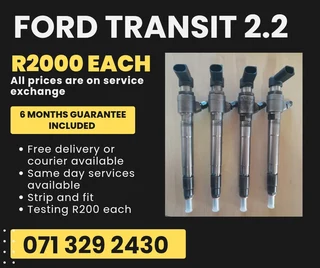 Ford Transit 2.2 Diesel Injectors For Sale With Warranty