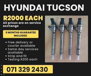 Hyundai Tucson Diesel Injectors For Sale With Warranty