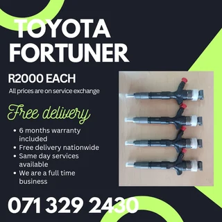 Toyota Fortuner Diesel Injectors For Sale With Warranty