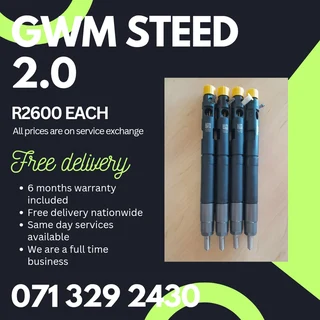 Gwm Steed 2.0 Injectors For Sale With Warranty