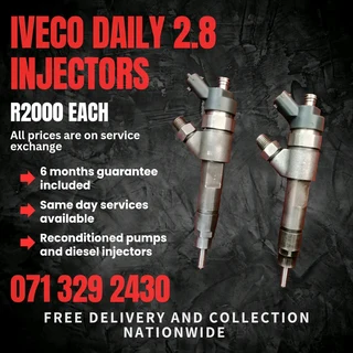 Iveco Daily 2.8 Diesel Injectors For Sale With Warranty