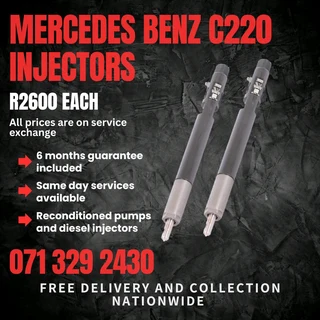Mercedes Benz C220 Diesel Injectors For Sale With Warranty
