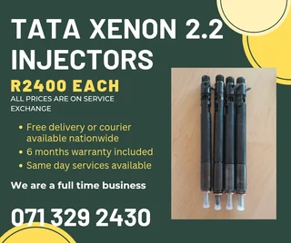 Tata Xenon 2.2 Injectors For Sale With Warranty