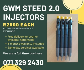 Gwm Steed 2.0 Injectors For Sale With Warranty