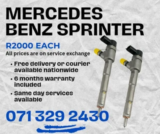 Mercedes Benz Sprinter Injectors For Sale With Warranty