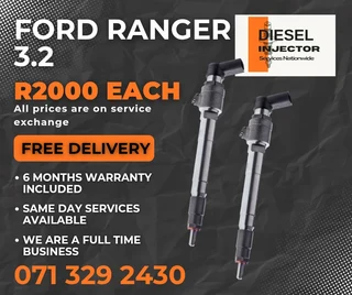 Ford Ranger 3.2 Diesel Injectors For Sale With Warranty