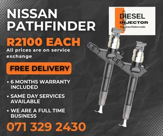 Nissan Pathfinder Diesel Injectors For Sale With Warranty