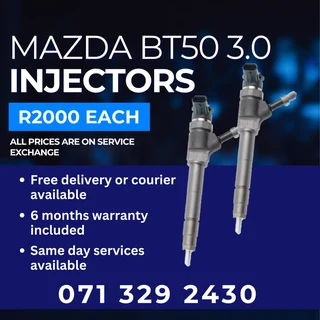 Mazda Bt50 3.0 Diesel Injectors For Sale With Warranty