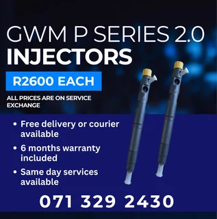 Gwm P Series 2.0 Injectors For Sale With Warranty