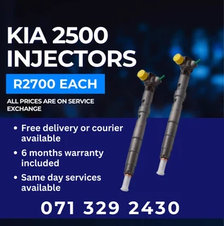 Kia 2500 Diesel Injectors For Sale With Warranty
