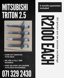 Mitsubishi Triton 2.5 Injectors For Sale With Warranty