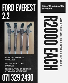 Ford Everest 2.2 Diesel Injectors For Sale With Warranty
