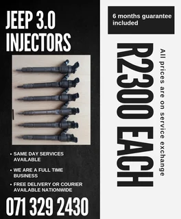 Jeep Grand Cherokee 3.0 Injectors For Sale With Warranty