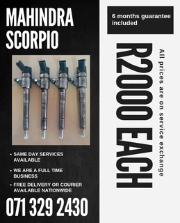 Mahindra Scorpio Diesel Injectors For Sale With Warranty On