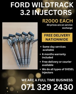 Ford Wildtrack 3.2 Diesel Injectors For Sale With Warranty