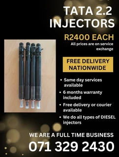 Tata 2.2 Injectors For Sale With Warranty