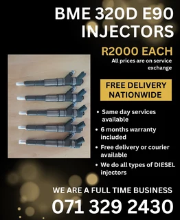 Bmw 320d E90 Injectors For Sale With Warranty