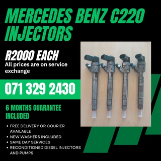 Mercedes Benz C220 Injectors For Sale With Warranty