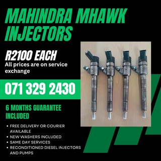 Mahindra Mhawk Injectors For Sale With Warranty