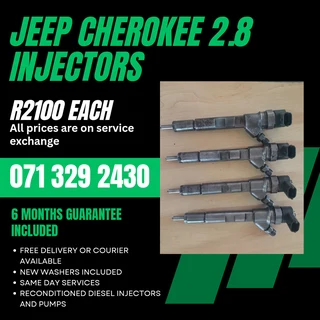 Jeep Cherokee 2.8 Injectors For Sale With Warranty