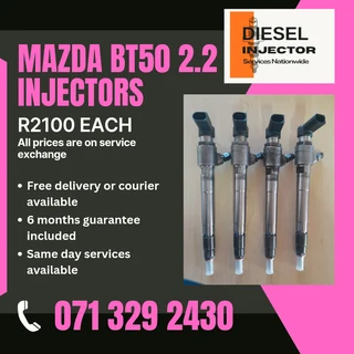 Mazda Bt50 2.2 Injectors For Sale With Warranty