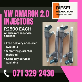 Vw Amarok 2.0 Injectors For Sale With Warranty