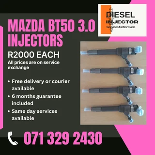 Mazda Bt50 3.0 Injectors For Sale With Warranty