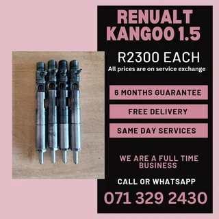 Renualt Kangoo 1.5 Injectors For Sale With Warranty