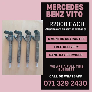 Mercedes Benz Vito Injectors For Sale With Warranty