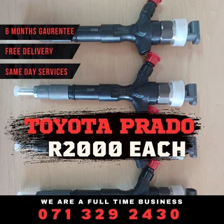 Toyota Prado Injectors For Sale With Warranty