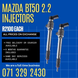 Mazda Bt50 2.2 Injectors For Sale With Warranty