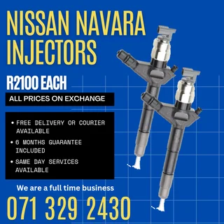 Nissan Navara Injectors For Sale With Warranty