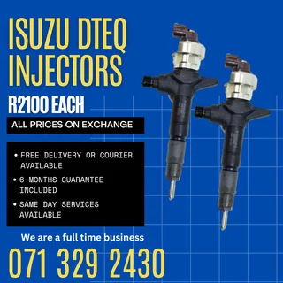 Isuzu Dteq Injectors Fpr Sale With Warranty