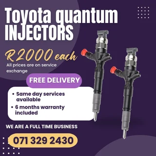 Toyota Quantum Diesel Injectors For Sale With Warranty