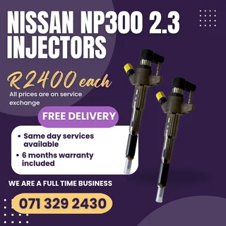 Nissan Np300 2.3 Diesel Injectors For Sale With Warranty