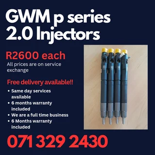 Gwm P Series 2.0 Injectors For Sale With Warranty