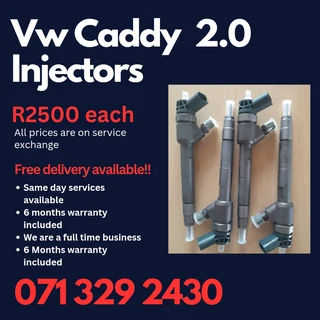 Vw Caddy 2.0 Injectors For Sale With Warranty On