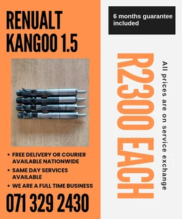 Renualt Kangoo 1.5 Diesel Injectors For Sale With Warranty